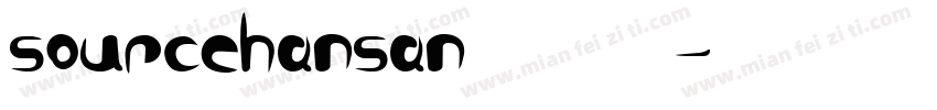 sourcehansanSC BOLD字体转换
